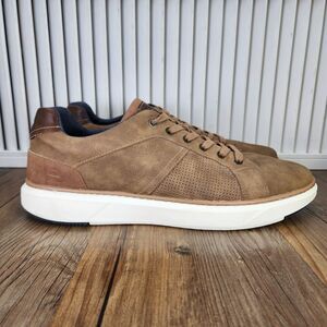 Bull Boxer Perforated PU Leather Shoes Men's 12 Brown Preppy Ivy League Oxfords